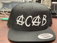 ACAB - Snapback With Under Brim Text HTV