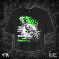 You Don't Need To Be A Wizard To Cast A Fireball - Green Two Color Version - Diablo Macabre