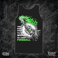 You Don't Need To Be A Wizard To Cast A Fireball - Green Two Color Version - Diablo Macabre