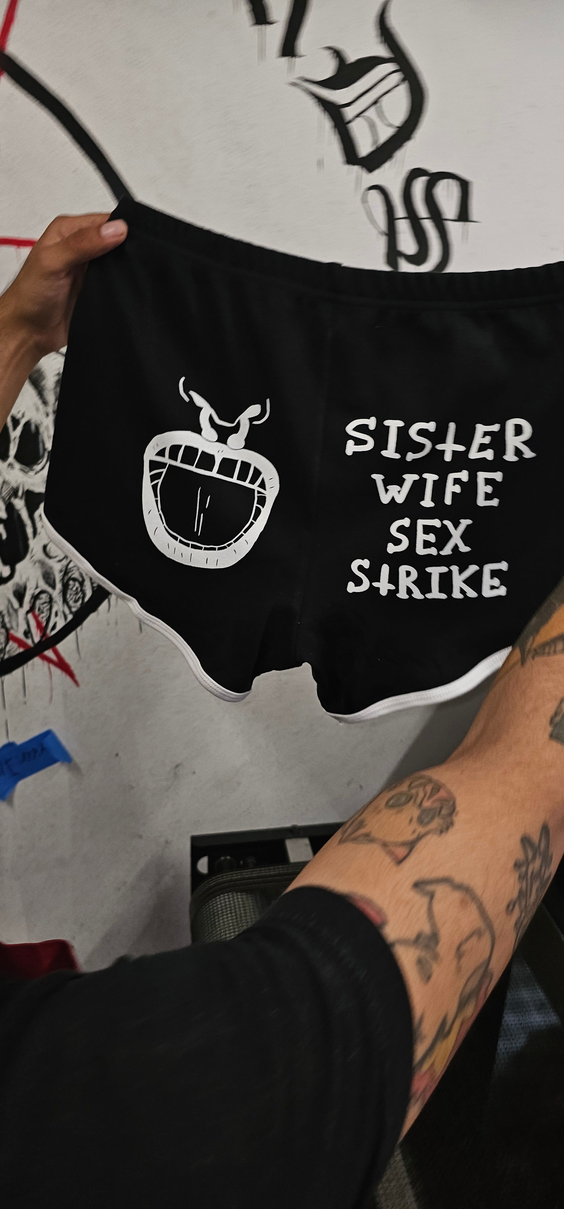 Sister Wife Sex Strike - Booty Shorts – Punk With A Camera