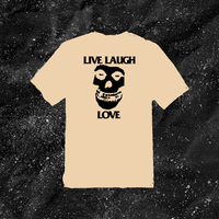 Live Laugh Love // Misfits Crimson Skull - Color T-shirt