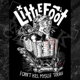 Little Foot - I Can't Kill Myself Today - Backpatch